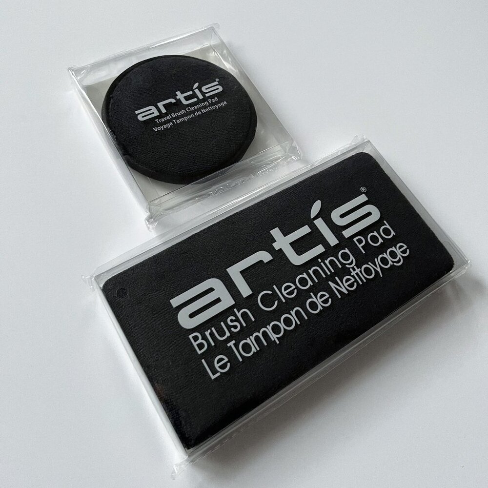 Artis Brush Cleaning Pad Set of 2 Regular & Travel Size New in Box
